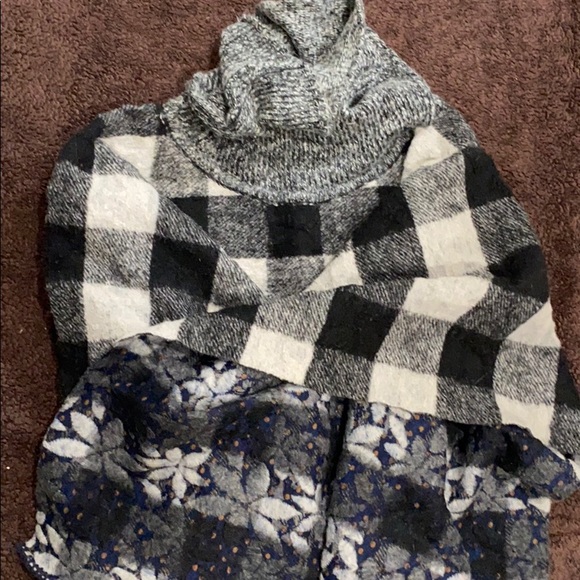 Anthropologie Wintertide Reversible Poncho - Picture 1 of 3
